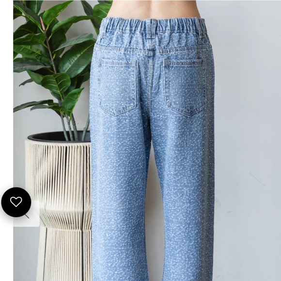 Oli and Hali “ Dolly ” Oli & Hali RHINESTONE EMBELLISHED DENIM JEANS 39 - Picture 9 of 9